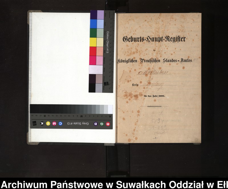 image.from.unit.number "Geburts-Haupt-Register des Königlichen Preussischen Standes-Amtes Nikolaiken Kreis Sensburg"