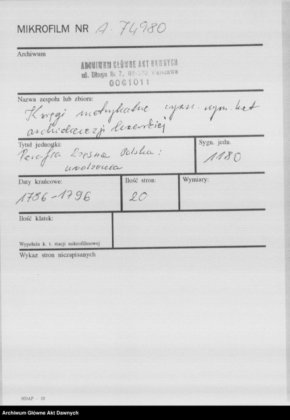 image.from.unit.number "Parafia: Rzęsna Polska. Dekanat: Gródek Jagielloński. Księga metrykalna urodzeń tylko dla wsi Brzuchowice*."