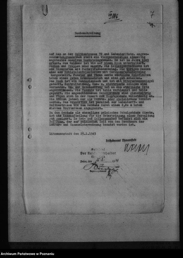 Obraz 11 z jednostki "Wertgutachten der (polnischen) beschlagnahmten Grundstücke"