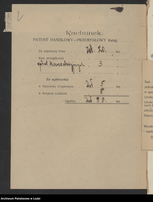 Obraz 4 z jednostki "Samuel Lipman – sprzedaż towarów włókieniczych"