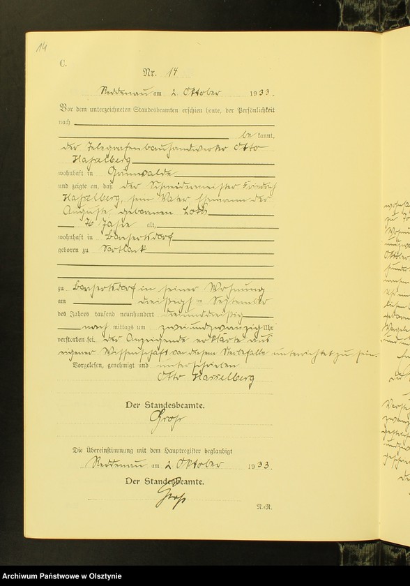 image.from.unit.number "Sterbe-Neben-Register Nr 1 - 17 [ Księga zgonów - wtóropis ]"
