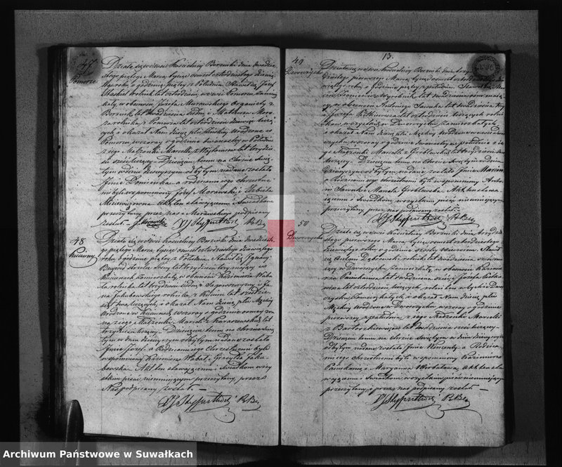 image.from.unit.number "Księga Duplikat Parafij Berznickiey na rok 1849"