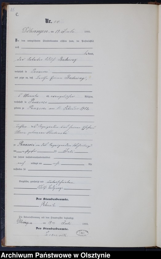 image.from.unit.number "Sterbe-Neben-Register Nr 1 - 21"