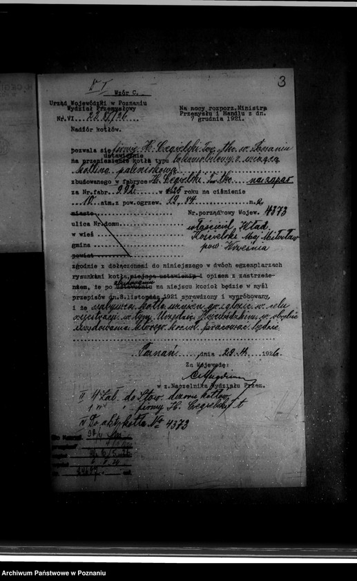 Obraz 6 z jednostki "Majątek Bugaj powiat wrzesiński własność Kościelski nr woj. kotła 4373"