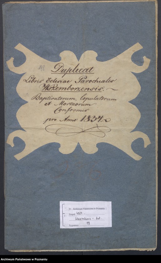 Obraz 2 z jednostki "Duplikat Libris Baptisatorum, Copulatorum et Mortuorum."