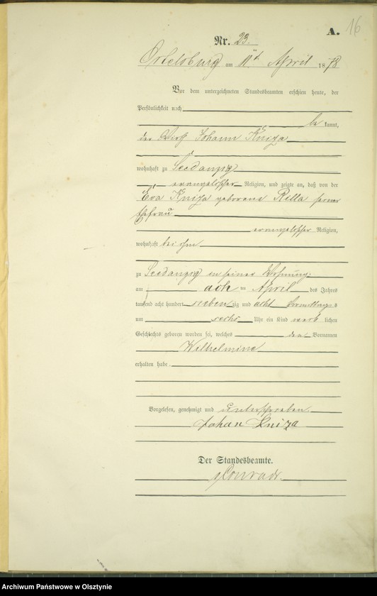 image.from.unit.number "Geburts-Haupt-Register Nr 1 - 73"