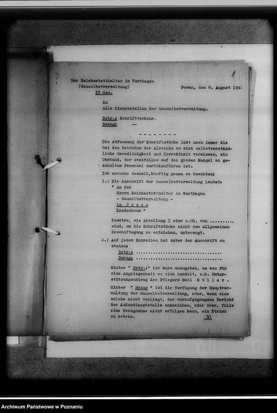 Obraz 5 z jednostki "Allgemeine Verfügungen der Gauselbstverwaltung"