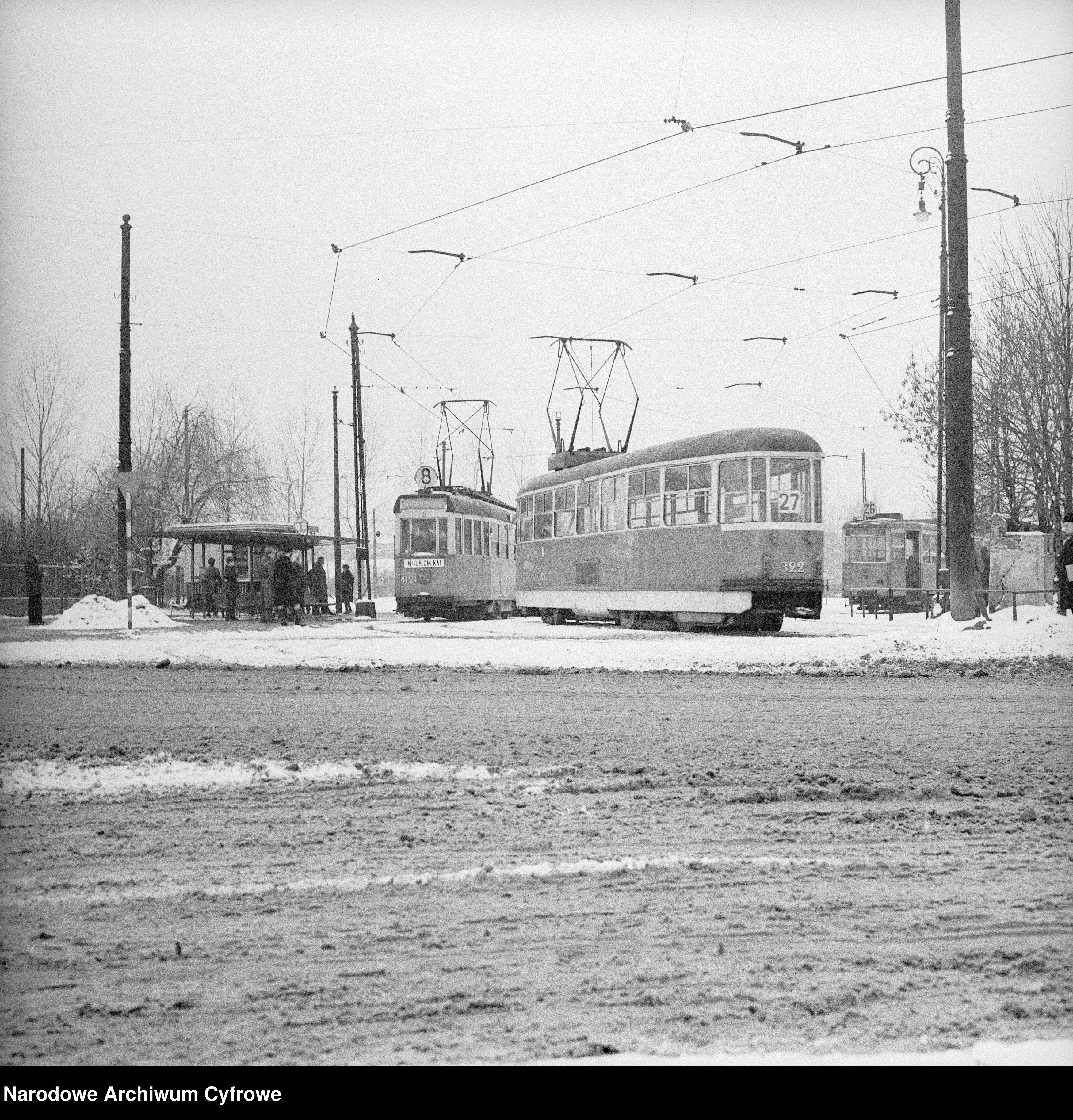 Skan z jednostki: Pętla tramwajowa przy Cmentarzu Wolskim w Warszawie
