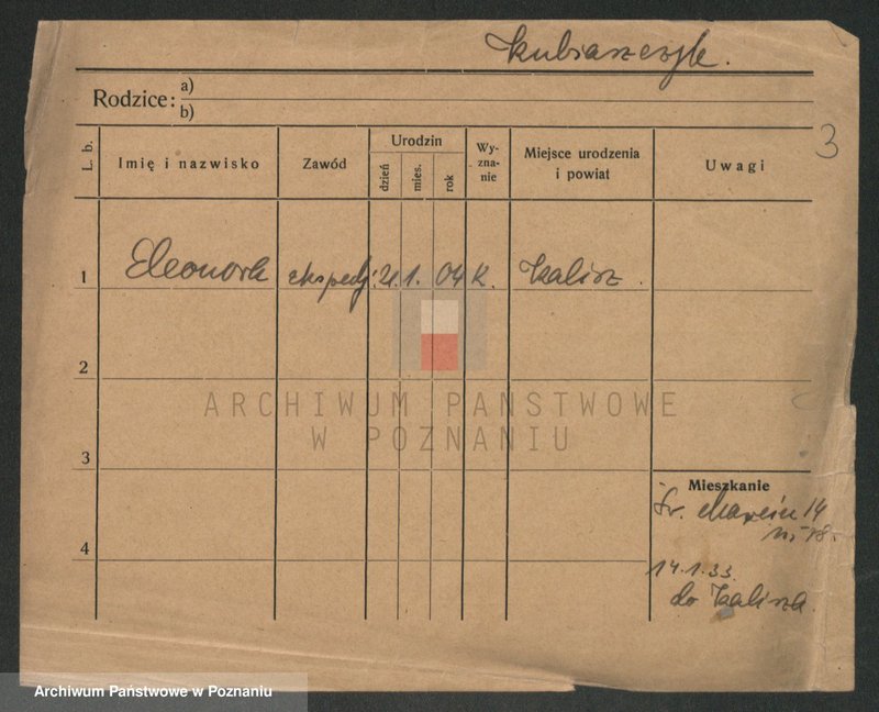 Obraz 3 z jednostki "Kubiarczyk - Kupska"