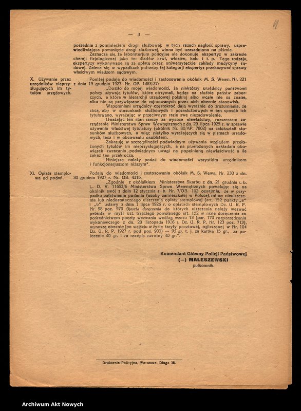 image.from.unit.number "[Rozkazy Komendanta Głównego Policji Państwowej.]"