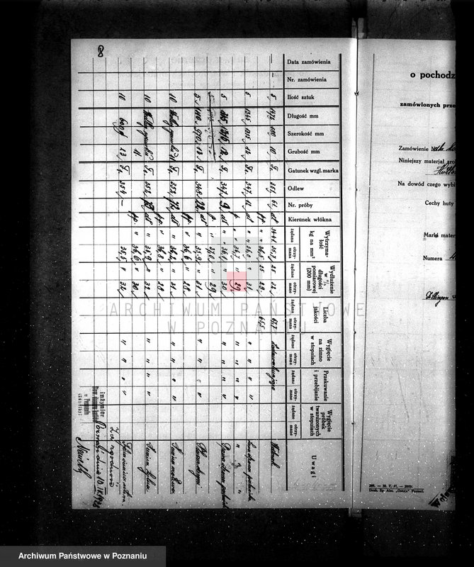 Obraz 12 z jednostki "Majętność Boguszyn pow. jarociński nr fabr. kotła 1232 nr woj. kotła 6120"