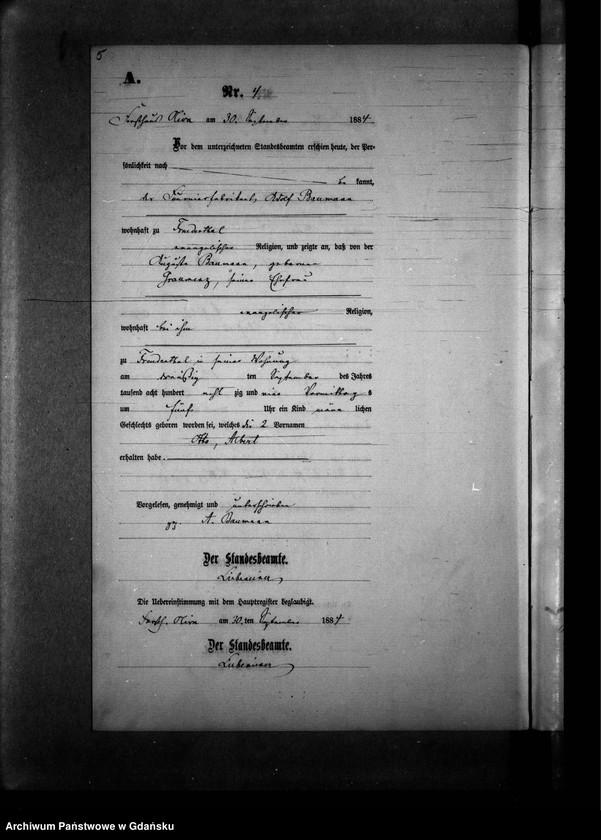 image.from.team "Urząd Stanu Cywilnego w Oliwie-Leśnictwie, obecnie część Gdańska"