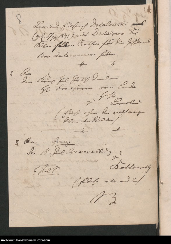 Obraz 12 z jednostki "A. betr. die Familie Działowski"