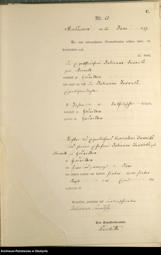 image.from.unit.number "Sterbe-Haupt-Register Nr 19 - 52,65 - 68,71 - 76"