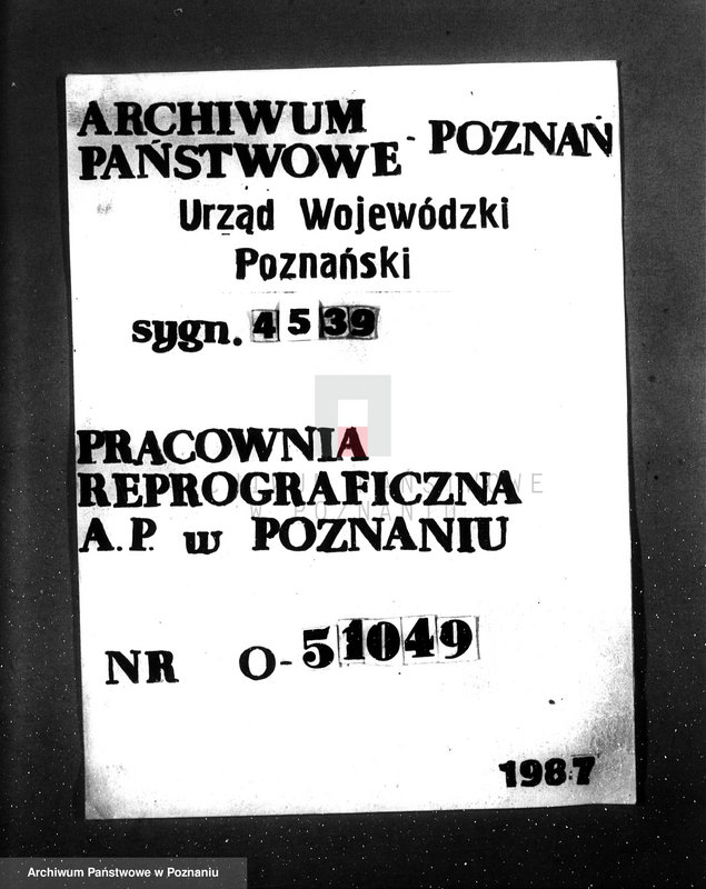Obraz 1 z jednostki "Majętność Wronów pow. krotoszyński, własność Claassen nr woj. kotła 6064"