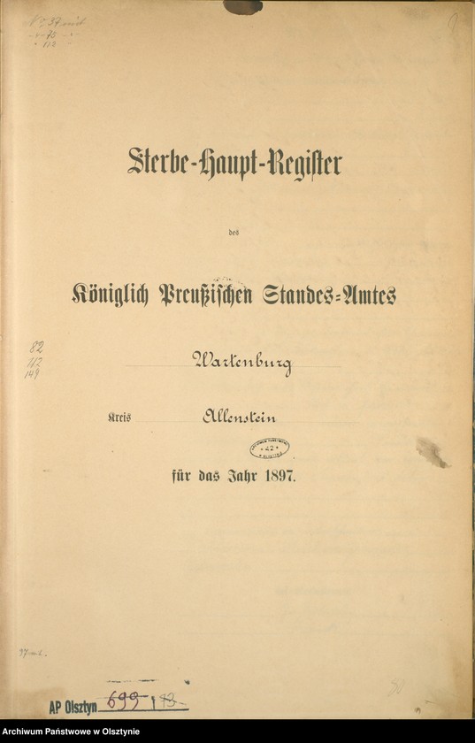 image.from.unit.number "Sterbe-Haupt-Register Nr 1 - 149"