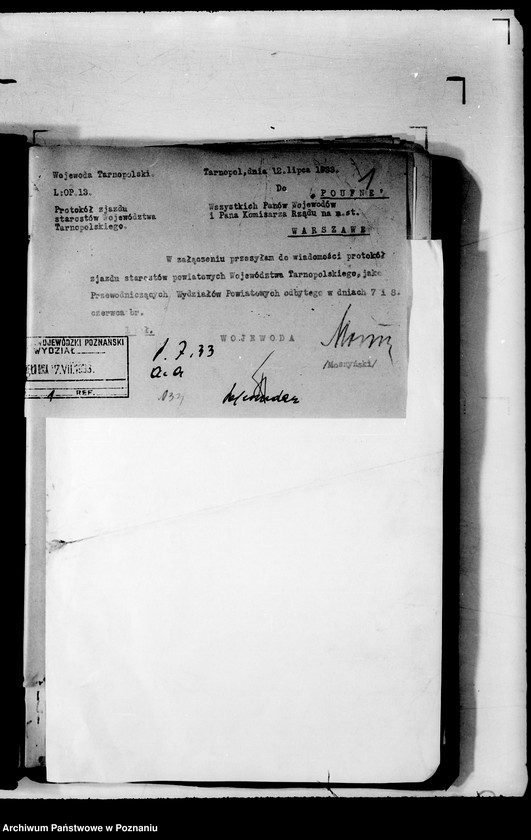 Obraz 5 z jednostki "Zbiór protokołów zebrań periodycznych władz i urzędów II instancji"