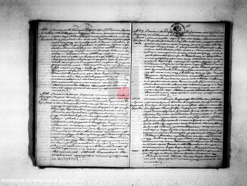 Obraz 17 z jednostki "Duplikat uroždennych, umeršich i brakosočetavšichsja rimsko-katoličeskogo vižajnskogo prichoda za 1871god"