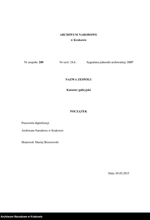 Obraz 1 z jednostki "Mapa przeglądowa gmin katastralnych Kreis (powiat) Wadowice"