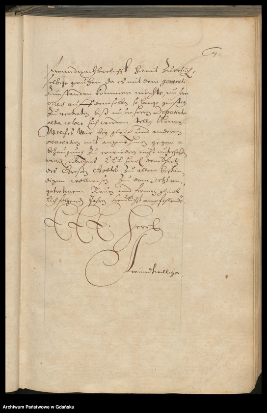 image.from.unit.number "Literae Senatus Civitatis Gedanensis de A. 1695. Literae Senatus Civitatis Gedanensis de A. 1696. Index literarum [adresatów]; w osobnym poszycie: Register der in den Missiven von 1695 u. 1696 enthaltenen vornehmsten Materien"