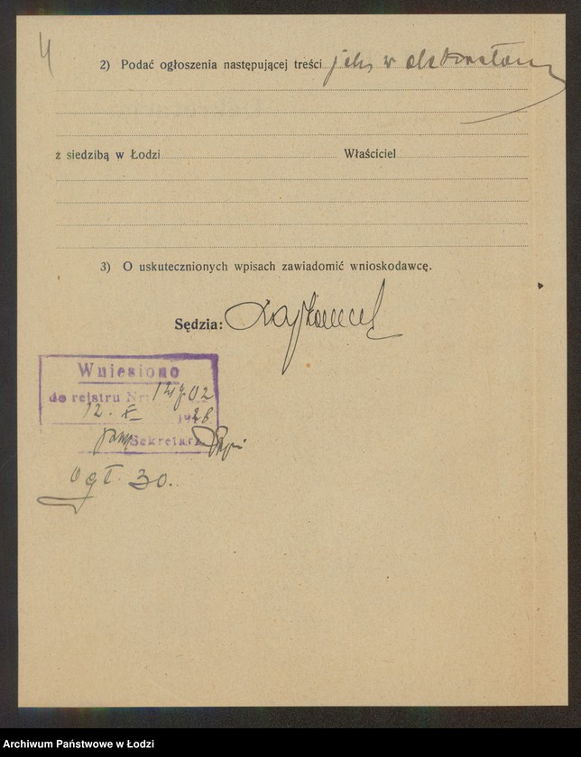 Obraz 6 z jednostki "Chaim Chodys – wyrób i sprzedaż kapeluszy"