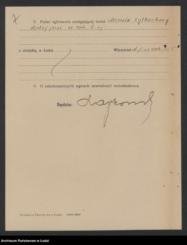 Obraz 9 z jednostki "Mincia Zylberger – sprzedaż kapeluszy damskich"