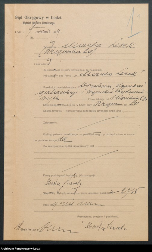 Obraz 3 z jednostki "Marta Lerek – drobna sprzedaż galanterii i wyrobów tytoniowych"