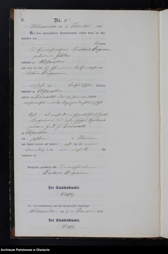 image.from.unit.number "Sterbe-Neben-Register Nr 1 - 43"