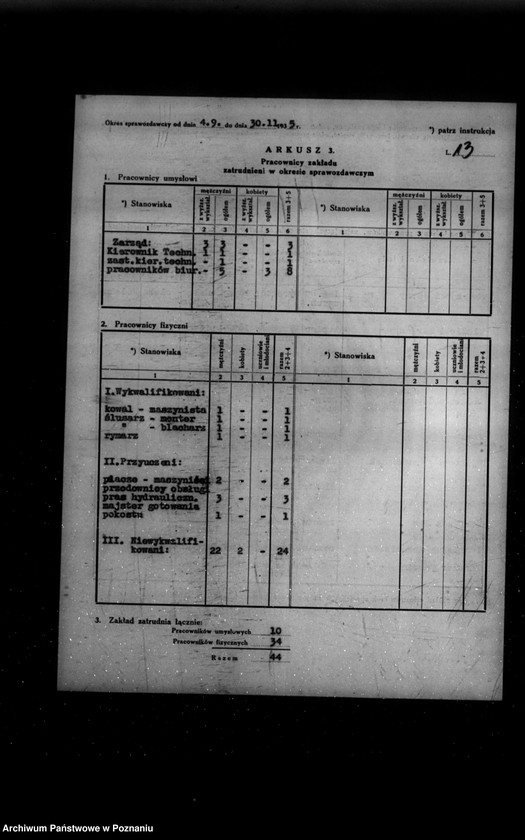 Obraz 17 z jednostki "Kwestionariusz Rolniczej Spółki Olejarskiej Spółka z o. o. w Szamotułach"