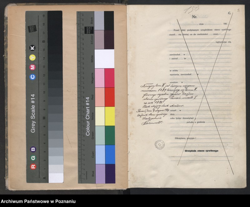 Obraz 3 z jednostki "Księga miejscowa zgonów tom III [Rejestr główny zgonów]"
