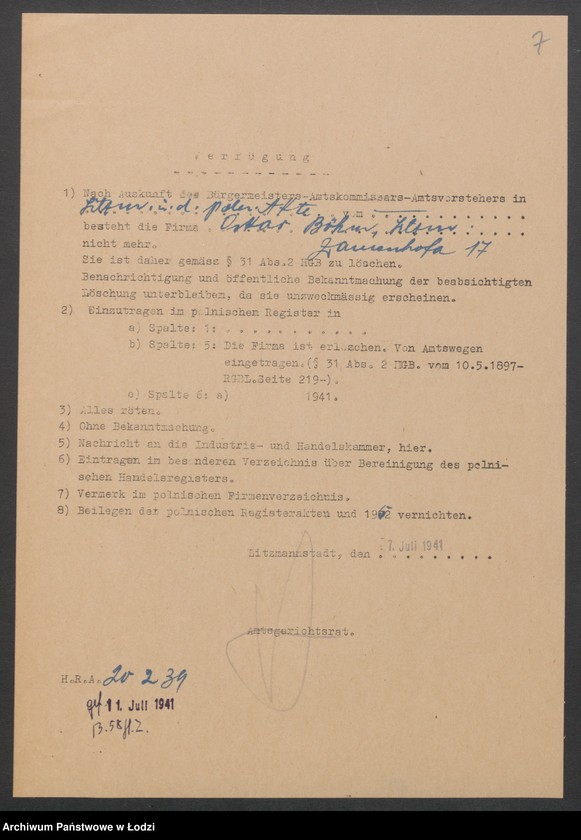 Obraz 9 z jednostki "Oskar Bőhm- sklep kolonialny"