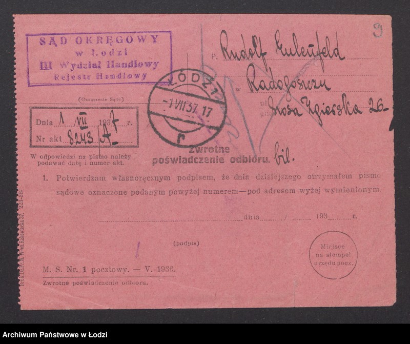 Obraz 11 z jednostki "Rudolf Eulenfeld- sklep galanteryjny"