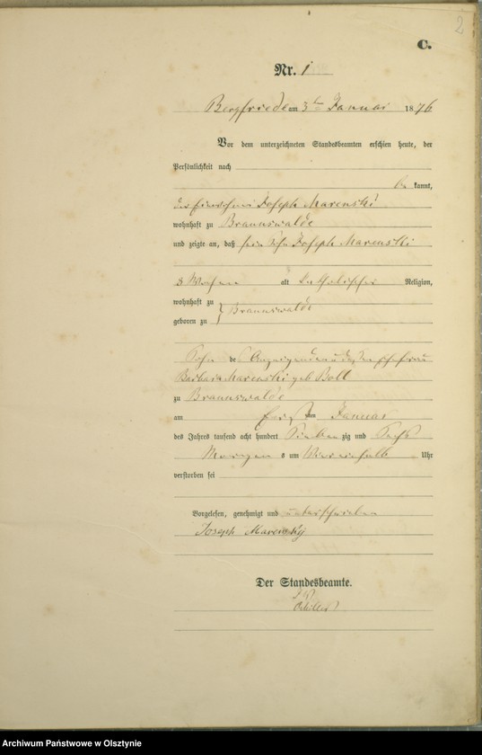 image.from.unit.number "Sterbe-Haupt-Register Nr 1 - 62"