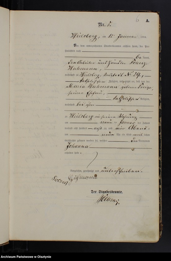 image.from.unit.number "Geburts-Haupt-Register Nr 1 - 201"