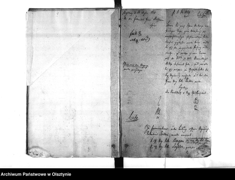 image.from.unit.number "Anstellung des Feldwebel Hoffmann [Rudolph Eduard] jetzigen Regierungs-Büreau Assistenten"
