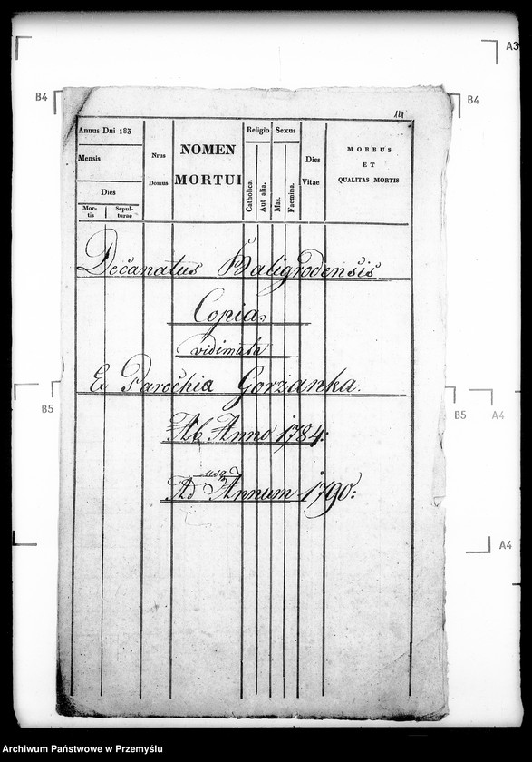 image.from.unit.number "[Kopie ksiąg metrykalnych parafii Górzanka z filiami Radziejowa, Wola Gorzańska (dekanat Baligród)]"