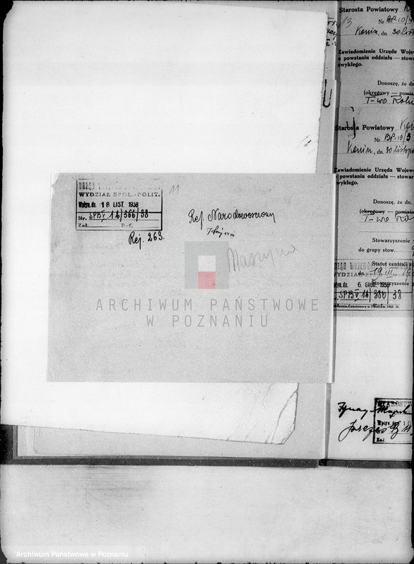 Obraz 15 z jednostki "/Różne sprawy stowarzyszeń/"