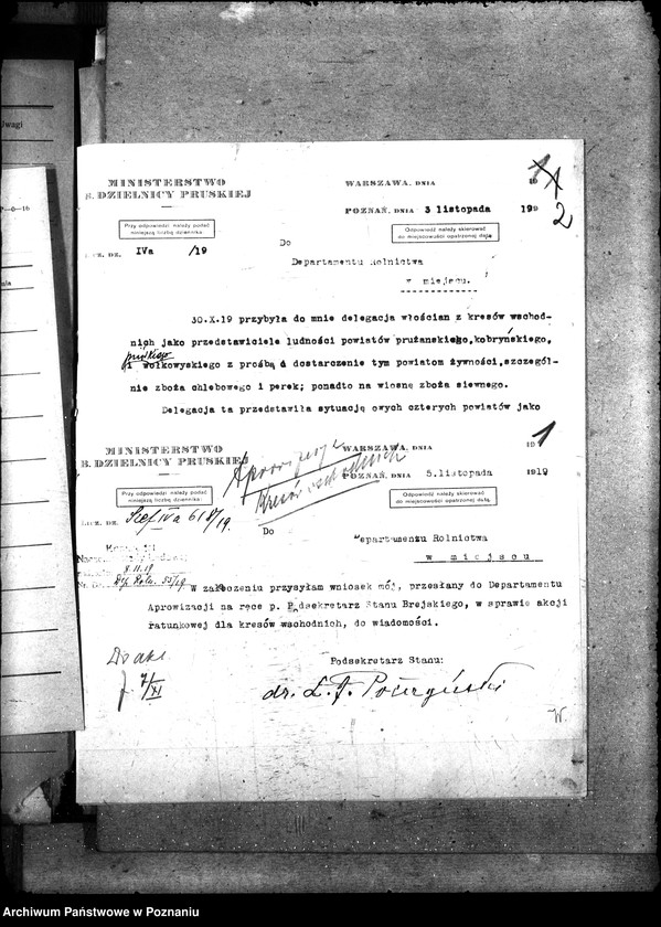 Obraz 5 z jednostki "Sprawy szczegółowo-administracyjne Aprowizacja Kresy Wschodnie"