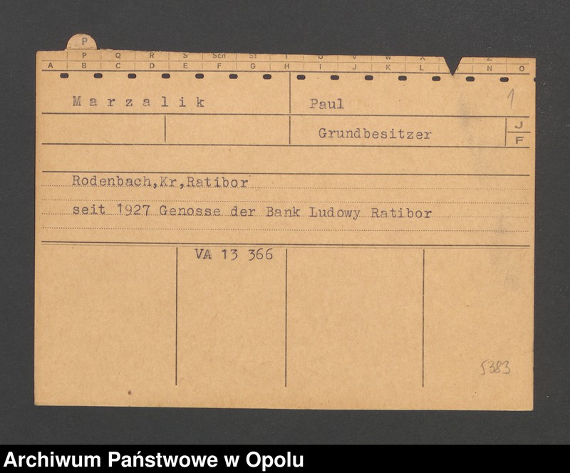 Obraz 3 z jednostki "[Marzalik Paul, Rodenbach]"