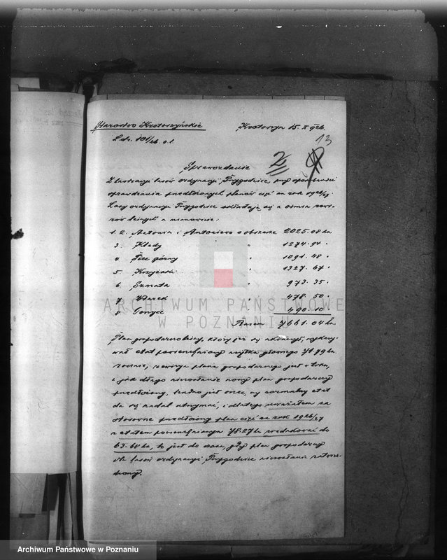 image.from.unit.number "Majętność Przygodzice powiat ostrowski /nadzór nad gospodarką leśną/"