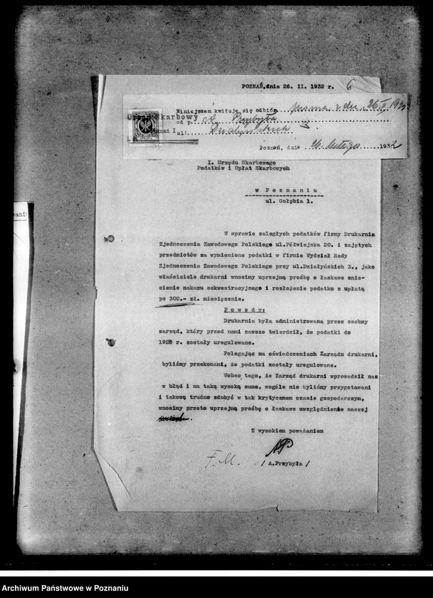 Obraz 10 z jednostki "Korespondencja z Urzędem Skarbowym"