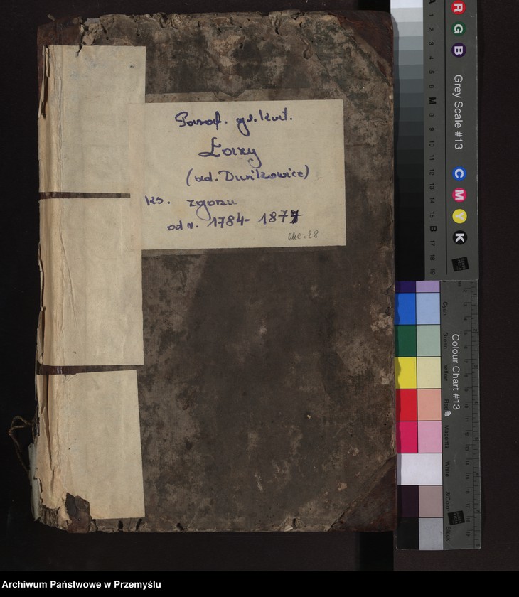 image.from.unit.number "Księga metrykalna zmarłych: Łazy, Duńkowice"