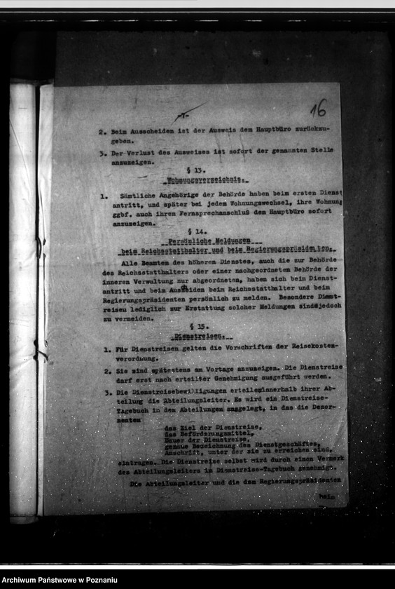 Obraz 20 z jednostki "Dienst- und Geschäftsordnung - allgemein"