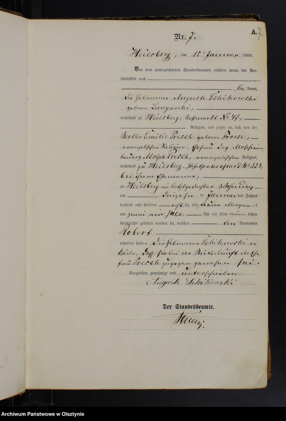 image.from.unit.number "Geburts-Haupt-Register Nr 1 - 191"