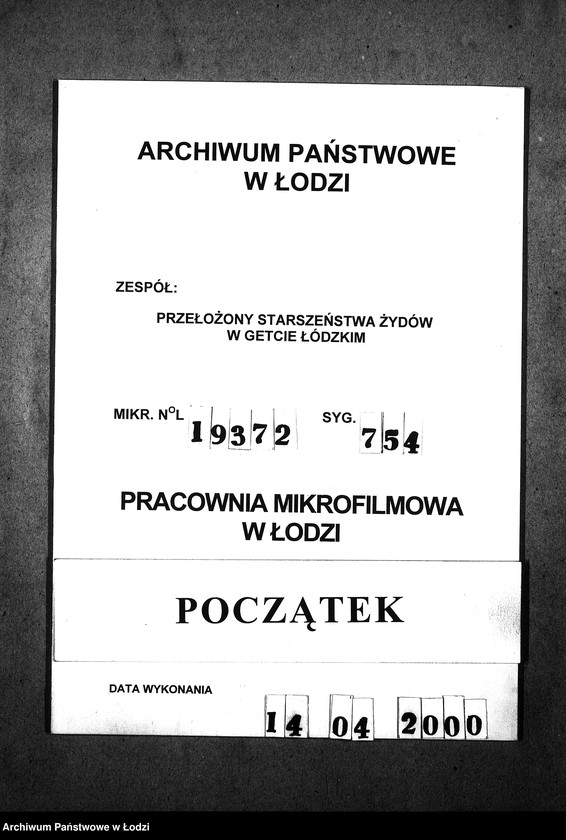 Obraz 1 z jednostki "Indexzahlen der Industrietätigkeit des Arbeits-Ressorts in Litzmannstadt-Getto"