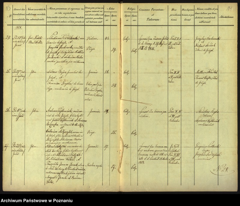 Obraz 10 z jednostki "Księga małżeństw"