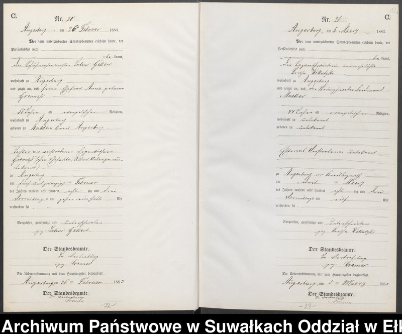 image.from.unit.number "Sterbe-Neben-Register des Preussischen Standes-Amtes Angerburg Kreis Angerburg"