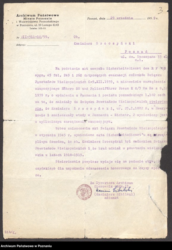 Obraz 20 z jednostki "Życiorysy powstańców wielkopolskich: S - tom V /Sroczyński Kazimierz - Staszak Jan/."