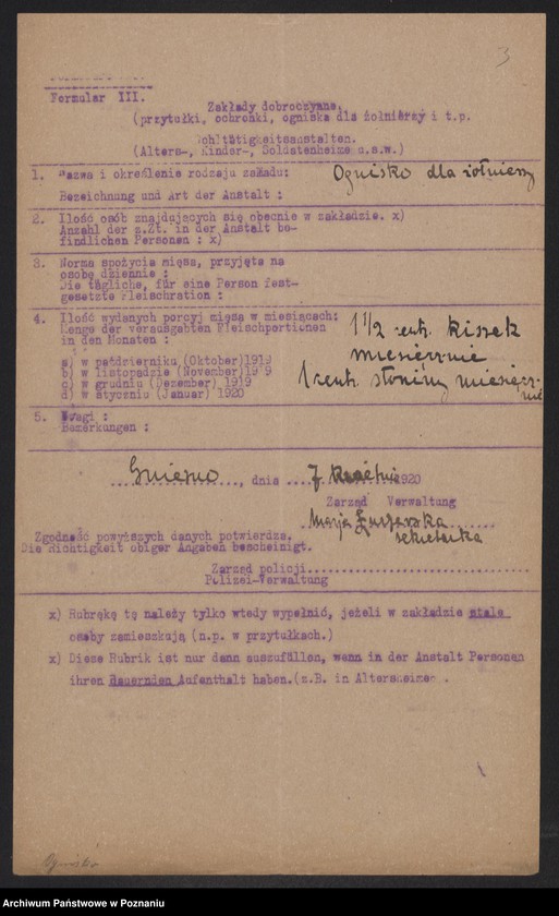 Obraz 5 z jednostki "[Zakłady dobroczynne w Gnieźnie - zaopatrywanie w tłuszcze (mięso)]"