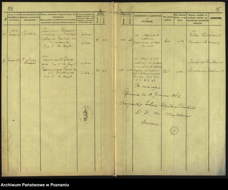 Obraz 10 z jednostki "Księga małżeństw"